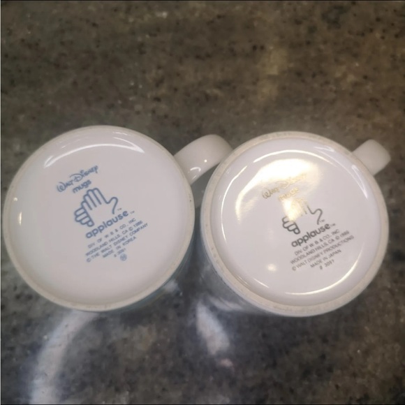 Walt Disney Lot of 2 Mickey & Minnie Mugs 1986 Made In Japan And Korea 350ml. - Picture 5 of 7